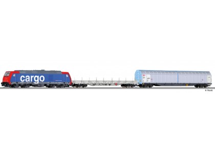 Startset cu locomotiva BR 285 si 2 vag. marfa SBB CFF - TT TILLIG 01434